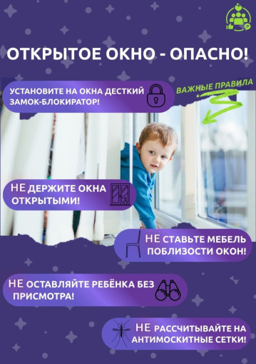 Памятка "Открытое окно - опасно!" Памятка "Открытое окно - опасно!".